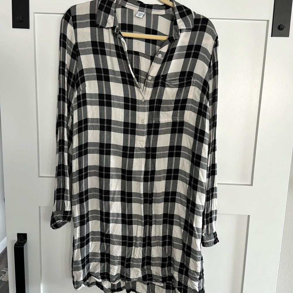 Old Navy Plaid Tunic